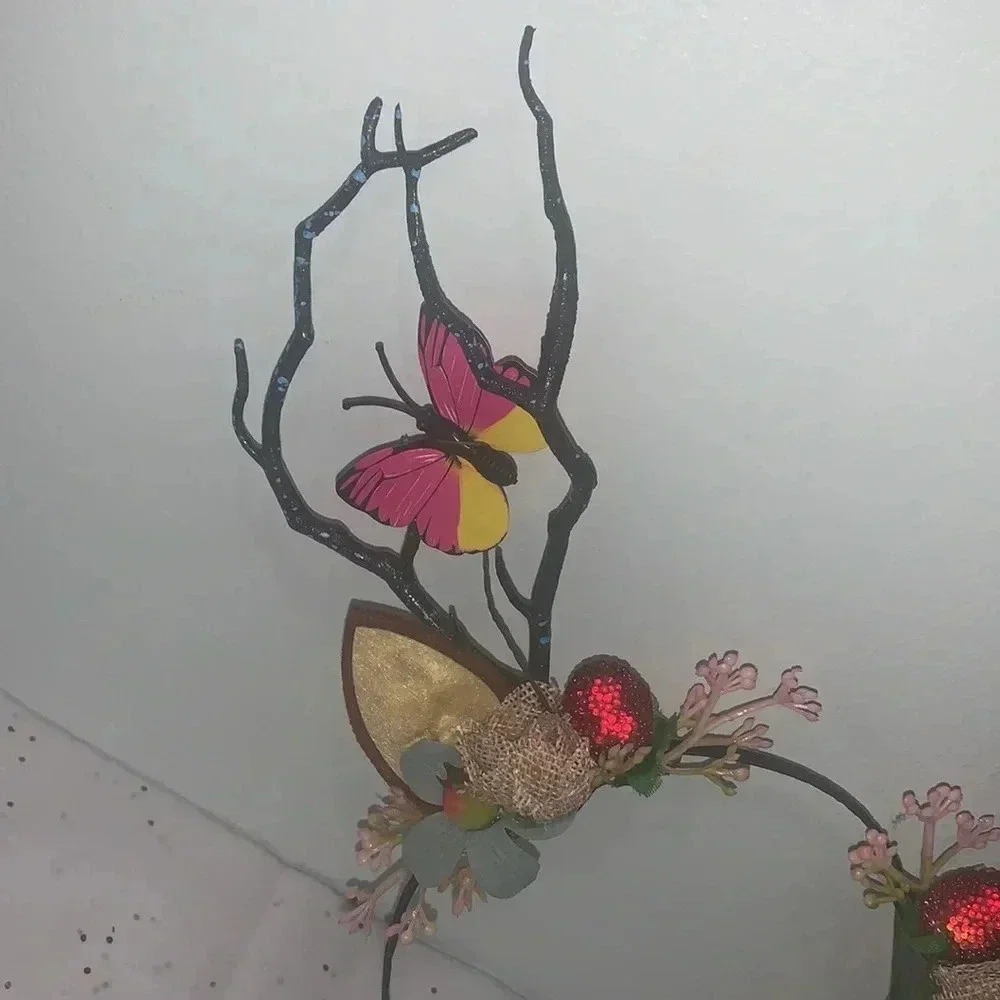 Women Girls Christmas Fairy Tale Flower Headband.